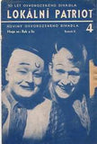 Voskovec a Werich - LOKÁLNÍ PATRIOT. - 1937. Roč. X. č. 4. Noviny Osvobozeného divadla. /w/