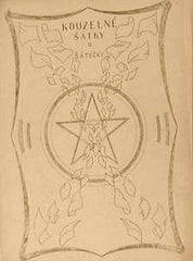 Kouzla - BERON: KOUZELNÉ ŠÁTKY A ŠÁTEČKY. - 40. léta. Dům kouzel; Praha II; Podskalská 25.