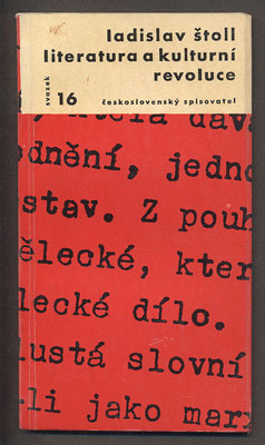 ŠTOLL, LADISLAV: LITERATURA A KULTURNÍ REVOLUCE. - 1959. Otázky a názory.