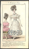 Modes de Paris, ručně kolorovaná rytina, no. 595 - 1.pol. 19. st.