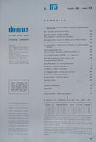 DOMUS. LE ARTI NELLA CASA. N. 175. - 1942.