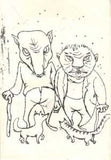 Reichmann - KUNDERA; LUDVÍK: NA POSPAS ANEB PŘÍSLOVÍ PRO KOČKU. - 1947. Ilustrace VILÉM REICHMANN. /60/