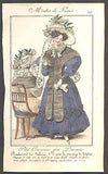 Modes de Paris, ručně kolorovaná rytina, no. 597 - 1.pol. 19. st.