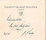 NOVOTNÝ; ANTONÍN: STARÁ PRAHA. - 1948. Dedikace autora;  ilustrace a plán VOJTĚCH KUBAŠTA.