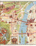 NOVOTNÝ; ANTONÍN: STARÁ PRAHA. - 1948. Dedikace autora;  ilustrace a plán VOJTĚCH KUBAŠTA.