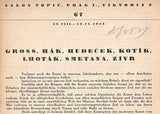 1943. Katalog 2. výstavy Skupiny 42. Topičův salon 30. VIII. - 19. IX. 1943. PRODÁNO/SOLD
