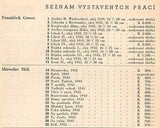 GROSS; HÁK; HUDEČEK; KOTÍK; LHOTÁK; SMETANA; ZÍVR. - 1943. Katalog 2. výstavy Skupiny 42. Topičův salon 30. VIII. - 19. IX. 1943. PRODÁNO/SOLD