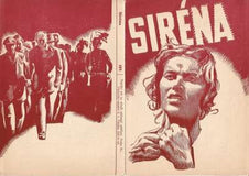 SIRÉNA. - 1947. Filmový program. /varianta - černý tisk/