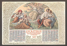 KALENDÁŘ NA ROK 1911.