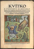 Lada - KVÍTKO Z ČERTOVY ZAHRÁDKY. - Č. 35, 1930. Nedělní příloha Českého slova. Obálka JOSEF LADA.