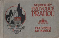NEUBERTŮV PRŮVODCE PRAHOU. - 1914. Barevný plán Prahy 410x430; plán elektrických drah a dvanáct pohlednic.
