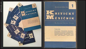 KRITICKÝ MĚSÍČNÍK. - 1945. Ročník VI., č. 1-10.  Red. Václav Černý.