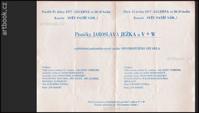 Koncert Svět patří nám...! Písničky Jaroslava Ježka a V+W. - 1977.