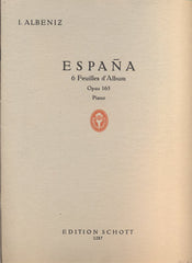 ALBENIZ, I.: ESPAŇA.