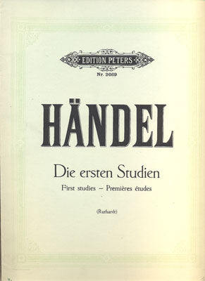 HÄNDEL: DIE ERSTEN STUDIEN.