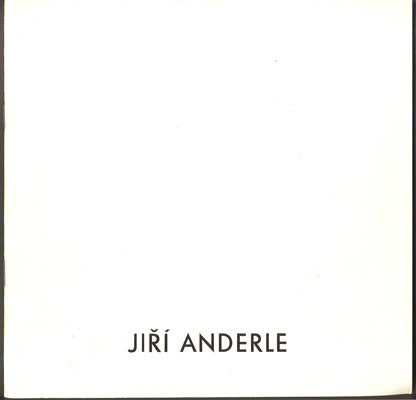 Anderle - JIŘÍ ANDERLE VÝBĚR Z GRAFICKÉHO DÍLA. - 1985.