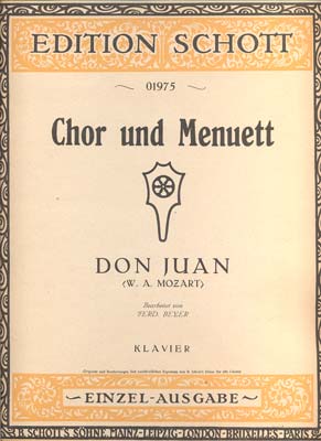MOZART, W. A.: DON JUAN.