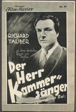 DER HERR KAMMERSÄNGER (Das lockende Ziel). - 1930. Illustrierter Film-Kurier. Nr. 65.