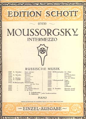 MOUSSORGSKI, M.: INTERMEZZO.