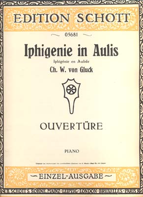 GLUCK: IPHIGENIE IN AULIS.