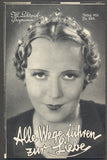 ALLE WEGE FÜHREN ZUR LIEBE. - Ill. Lichtspiel-Programm. Nr. 232. 1935.