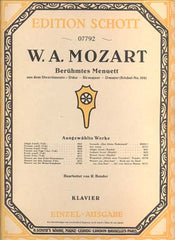 MOZART, W. A.: BERÜHMTES MENUETT.