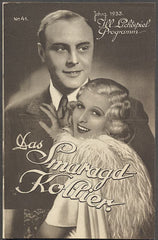DAS SMARAGD - KOLLIER / SMARAGDOVÝ NÁHRDELNÍK. - Ill. Lichtspiel-Programm. Nr. 41. 1933.