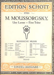MOUSSORGSKI, M.: EINE TRÄNE - UNE LARME.
