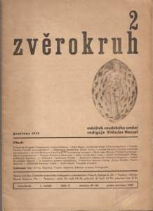 1930. Měsíčník soudobého umění. Nezval; Toyen; Štyrský; Breton; Surrealismus.