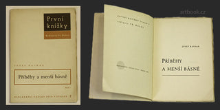 KAINAR; JOSEF: PŘÍBĚHY A MENŠÍ BÁSNĚ. - 1940. První knížky; sv. 7. Kainarova prvotina v prvním vyd.  Úprava JAROSLAV ŠVÁB.
