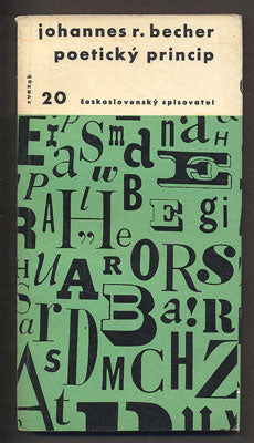 BECHER, JOHANNES R.: POETICKÝ PRINCIP. - 1959. Otázky a názory.