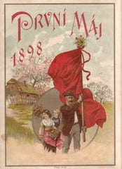 1. máj. 1898. - Slavnostní list k 1. květnu.