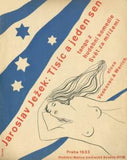 Toyen - JEŽEK; JAROSLAV: TISÍC A JEDEN SEN. - 1933. Obálka TOYEN. 340x270. Slova Voskovec a Werich. /w/