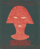 Zelenka - JEŽEK; JAROSLAV: KLEOPATRA. - 1932. Obálka F. ZELENKA; 340x270. Slova Voskovec a Werich. /w/