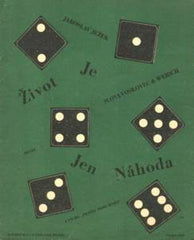 Zelenka - JEŽEK; JAROSLAV: ŽIVOT JE JEN NÁHODA. - 1932. Obálka F. ZELENKA; 340x270. Slova Voskovec a Werich. /w/