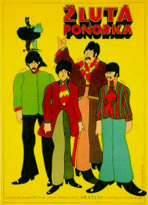 1971. Autor plakátu: ANTONÍN SLÁDEK. 400x290 /Beatles/