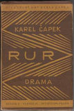 ČAPEK; KAREL: R.U.R. - 1922. IV. vyd.; obálka (lino) JOSEF ČAPEK. /jc/q/
