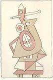GROSS;; FRANTIŠEK: STROJKY. - 1980. 8 orig. litografií; sign.; 250x170. PRODÁNO/SOLD