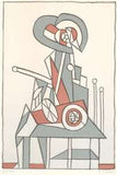 GROSS;; FRANTIŠEK: STROJKY. - 1980. 8 orig. litografií; sign.; 250x170. PRODÁNO/SOLD