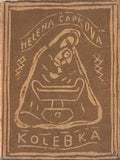 Čapek - ČAPKOVÁ; HELENA: KOLÉBKA. - 1922. Obálka; nakl. zn.; titl. a 13 koncových vinět JOSEF ČAPEK. /jc/