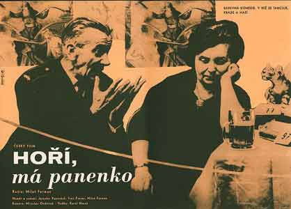 1967. Režie: Miloš Forman. Autor: VLADIMÍR BIDLO. 290x380 (a PRODÁNO/SOLD