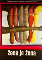 Vyleťal - ŽENA JE ŽENA. - 1968. Režie: Jean-Luc Godard. Autor: JOSEF VYLEŤAL. 400x290 PRODÁNO