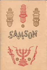 Konůpek - SAMSON. - 1929. Ilustrace JAN KONŮPEK;  typografická úprava METHOD KALÁB.