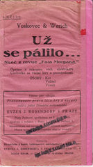 VOSKOVEC & WERICH: UŽ SE PÁLILO. - 1930. Skeč z revue 'Fata Morgana'. /w/