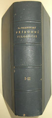 VELENOVSKÝ; JOSEF: PŘÍRODNÍ FILOSOFIE. - 1922. S podpisem autora.
