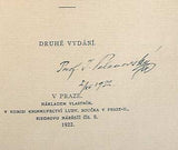 VELENOVSKÝ; JOSEF: PŘÍRODNÍ FILOSOFIE. - 1922. S podpisem autora.