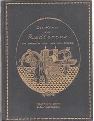 STRUCK; HERMANN: DIE KUNST DES RADIERENS. - 1923. Orig. grafické přílohy: LIEBERMANN; STRUCK; KOKOSCHKA; BARLACH.