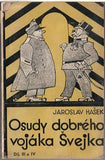 HAŠEK; JAROSLAV: OSUDY DOBRÉHO VOJÁKA ŠVEJKA ZA SVĚTOVÉ VÁLKY. - 1935. Díl III. a IV. Vydáno v Rusku.