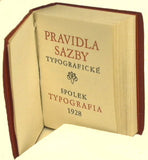 DYRYNK; KAREL: PRAVIDLA SAZBY TYPOGRAFICKÉ. - 1928. 4 vyd.