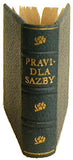 DYRYNK; KAREL: PRAVIDLA SAZBY TYPOGRAFICKÉ. - 1928. 4. vyd. Kož. vazba; podpis autora; z přednostních 50 exemplářů. REZERVACE